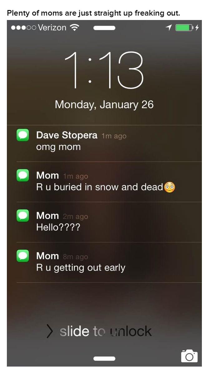 These Moms Are Taking This Big Snow Storm Very Seriously