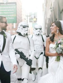 This Couple Had The Coolest Star Wars Wedding Ever