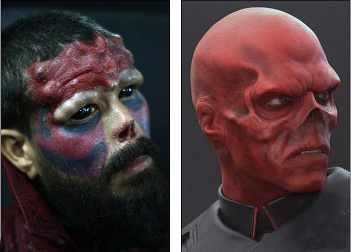 Comic Book Fan Chops Off His Nose So He Can Look Like The Red Skull
