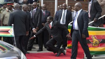 Robert Mugabe Has Become A Sensational Meme With #MugabeFalls