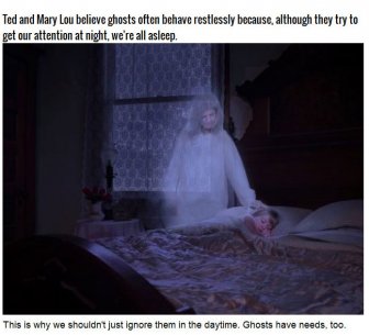 When It Comes To Ghosts This Couple Has Some Interesting Theories