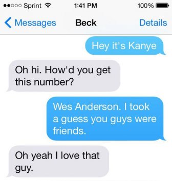 Kanye West Texts Beck Demanding He Gives His Grammy To Beyonce