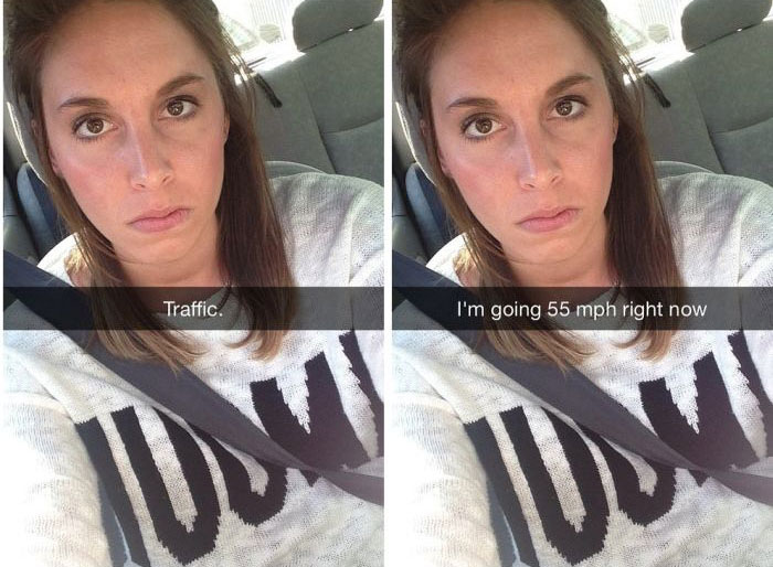 What It Would Look Like If People Were Actually Honest On Snapchat
