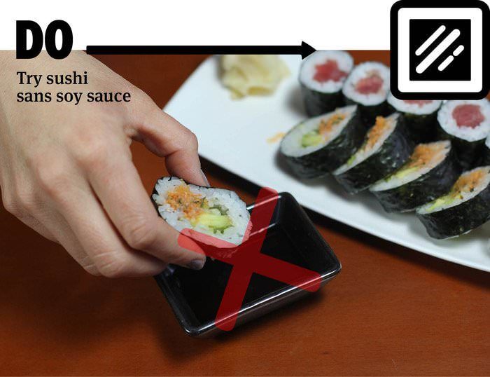What You Should And Shouldn't Be Doing When You Eat Sushi