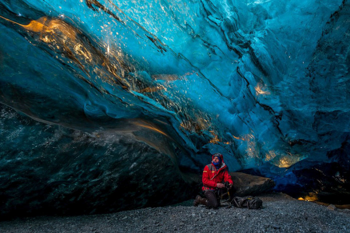 Inside Of Iceland's Giant Crystal Maze