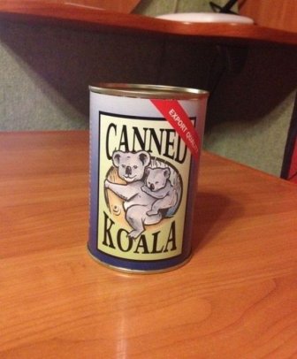 This Is What A Canned Koala Looks Like