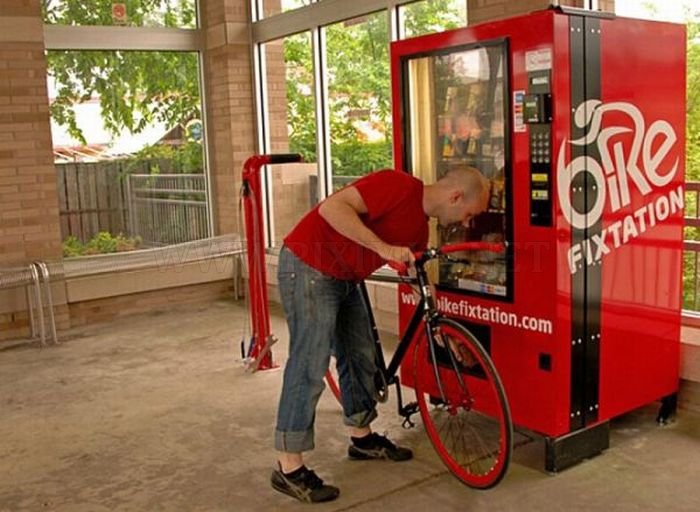 Self-Serve Bike Repair Vending Machine 