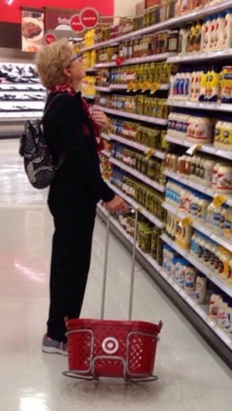 Shoppers Who Have No Idea How To Use Shopping Baskets