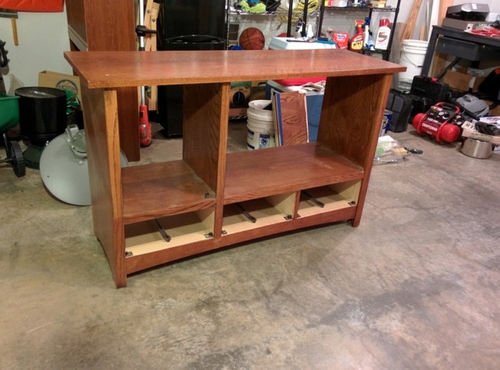 Old TV Cabinet Gets Transformed Into Something Much Cooler