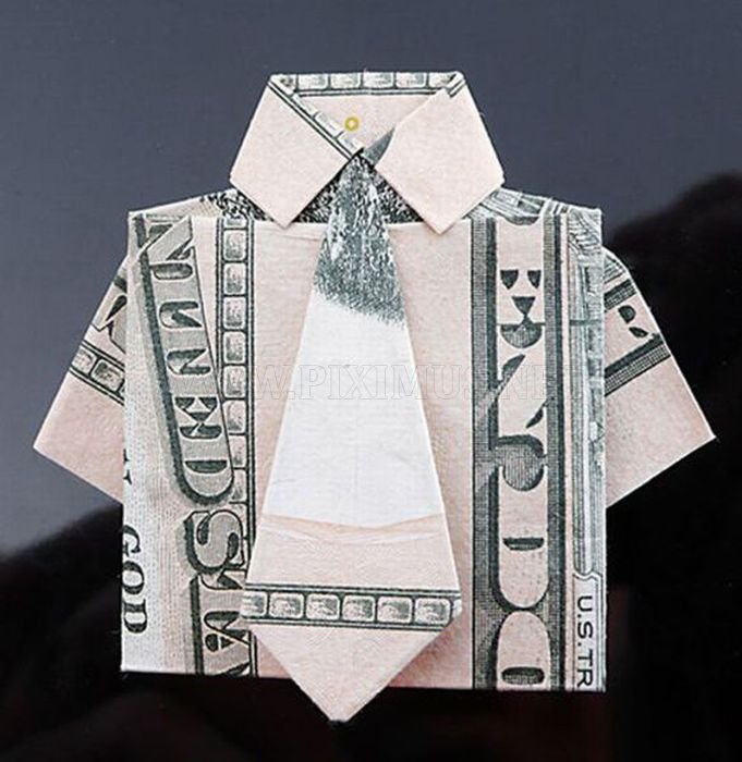 Gorgeous Dollar Bill Origami Art 