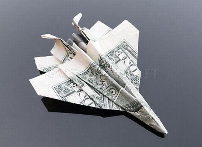 Gorgeous Dollar Bill Origami Art 