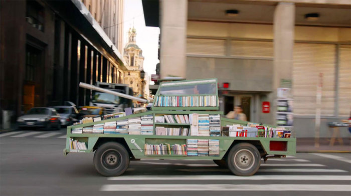 This Military Tank Delivers Free Books