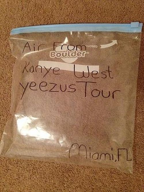 A Bag Of Air From Kanye West's Yeezus Tour Sold For Big Money