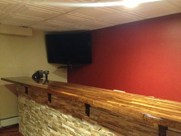 Man Turns Unfinished Basement Into The Ultimate Bar