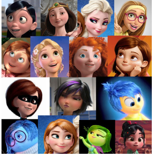 Every Female Character In Disney Pixar Films Shares The Same Face