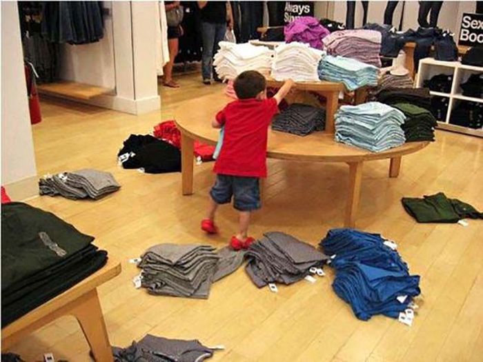 Kids That Have Been Completely Broken By Shopping
