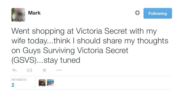 Husband Live Tweets Trip To Victoria's Secret With His Wife