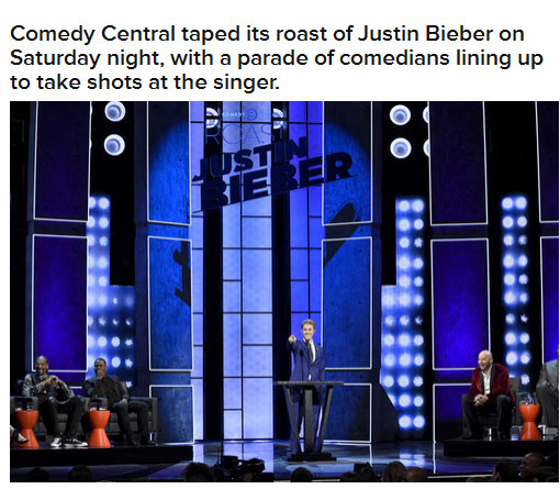 The Funniest Jokes From The Roast Of Justin Bieber