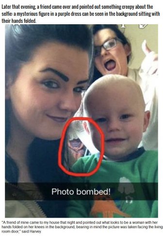 Girl Discovered a Ghost In Her Selfie