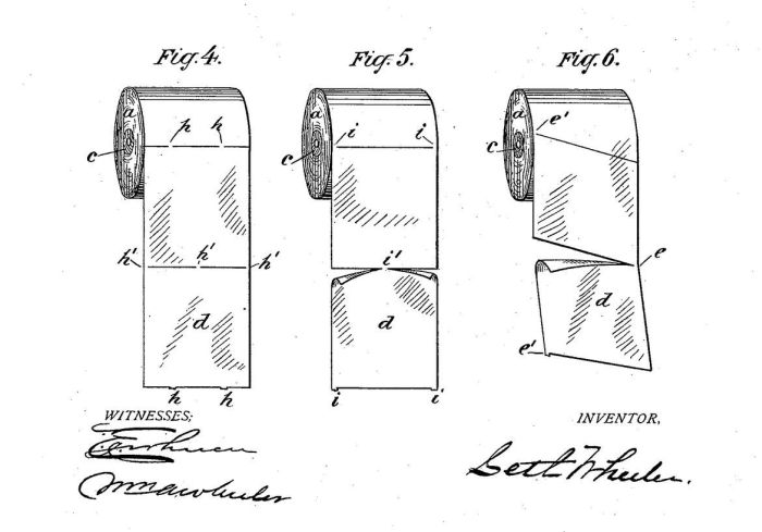 124 Year Old Patent Ends The Over Or Under Toilet Paper Debate