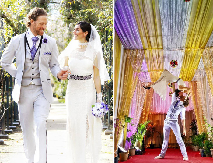 Acrobat Couple Gets Married 38 Times In 38 Different Places