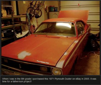 Plymouth Duster Goes From Hunk Of Junk To Award Winning Car