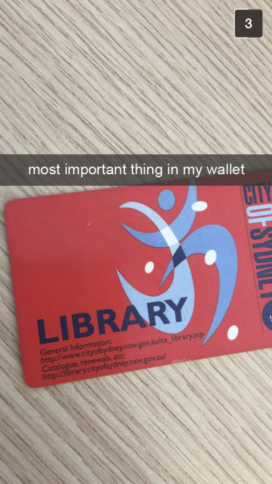 Snapchats That Only Book Lovers Will Understand