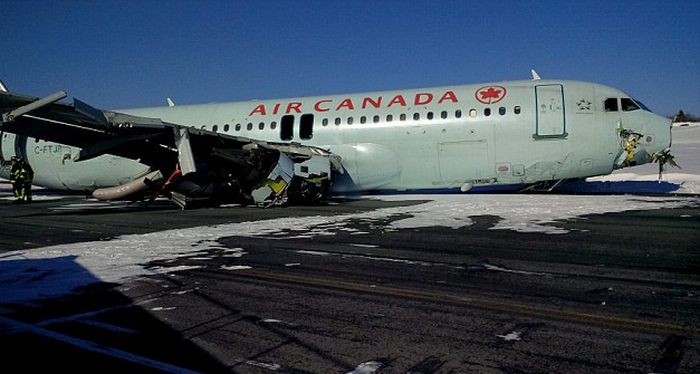 Air Canada Plane Crash Lands And Leaves 25 Injured
