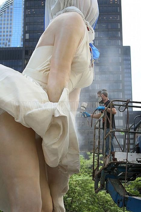 Marilyn Monroe Sculpture In Chicago 