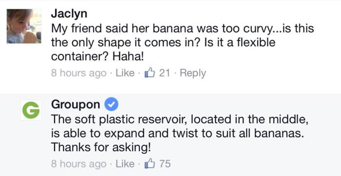 Facebook Had A Field Day When Groupon Introduced The Banana Bunker