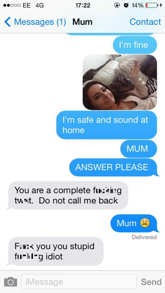 Mother Isn't Happy When Daughter Pulls Cruel Text Prank