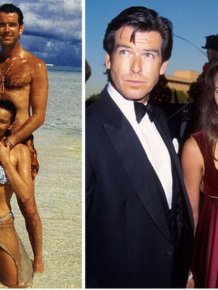 Pierce Brosnan And His Wife Back In The Day And Today