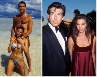 Pierce Brosnan And His Wife Back In The Day And Today