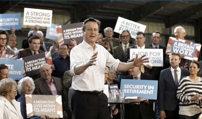 David Cameron Had A Huge Turnout At His Election Rally, Or Did He?