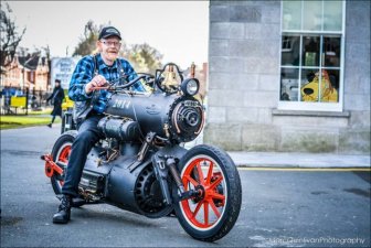 Revatu Customs Built An Epic Looking Steam Powered Motorcycle