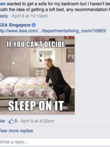Ikea Has The Best Responses To Customer Questions On Facebook