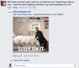 Ikea Has The Best Responses To Customer Questions On Facebook