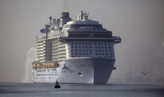 The World's Third Largest Cruise Ship Makes A Grand Entrance