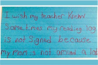 Third Graders Write Honest Messages To Their Teachers