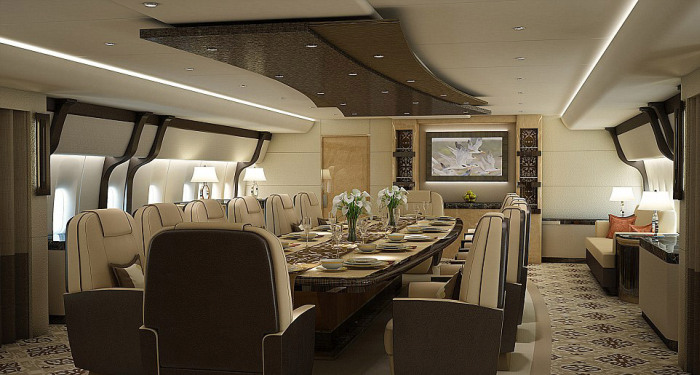 This Jumbo Jet Is A $400 Million Dollar Mansion With Wings