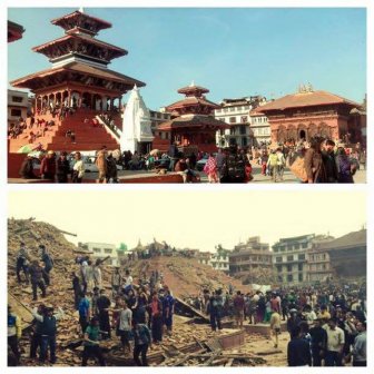 Before And After Photos Of Nepal Show The Effect Of A Deadly Earthquake