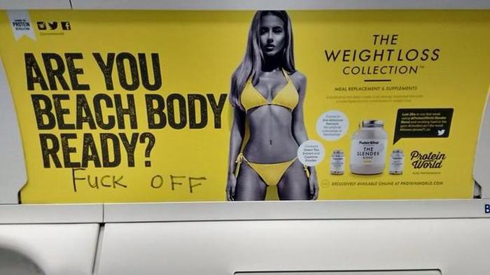 Feminists Rally Against New Beach Body Ready Ad