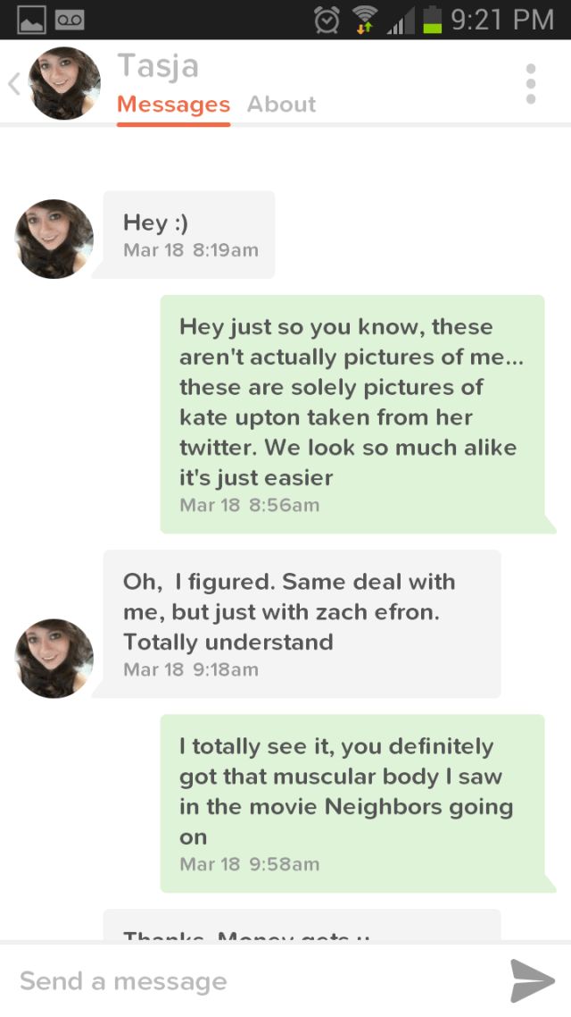This Guy's Kate Upton Parody Picture On Tinder Is Working Wonders