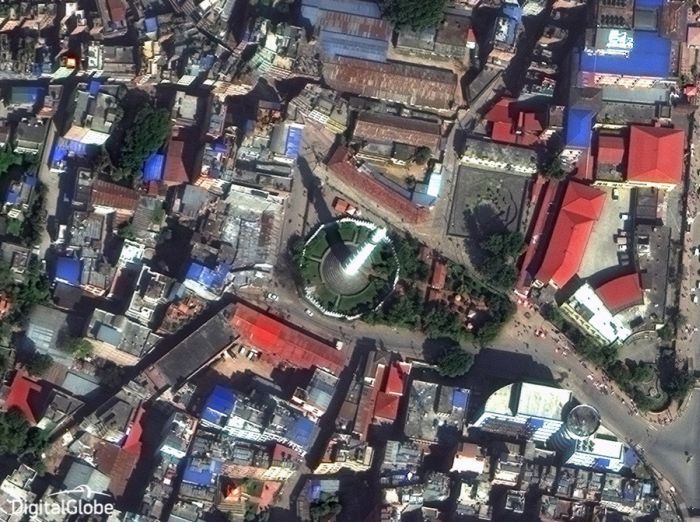 Satellite Images Show The Destruction That Has Taken Place In Nepal