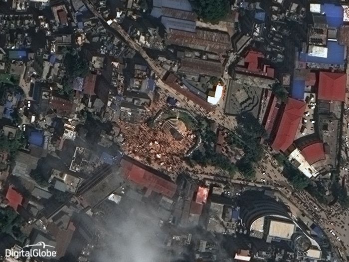 Satellite Images Show The Destruction That Has Taken Place In Nepal