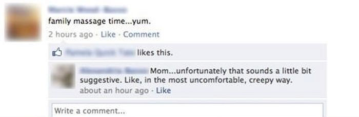 Those Moments When Your Family Embarrasses You On Facebook