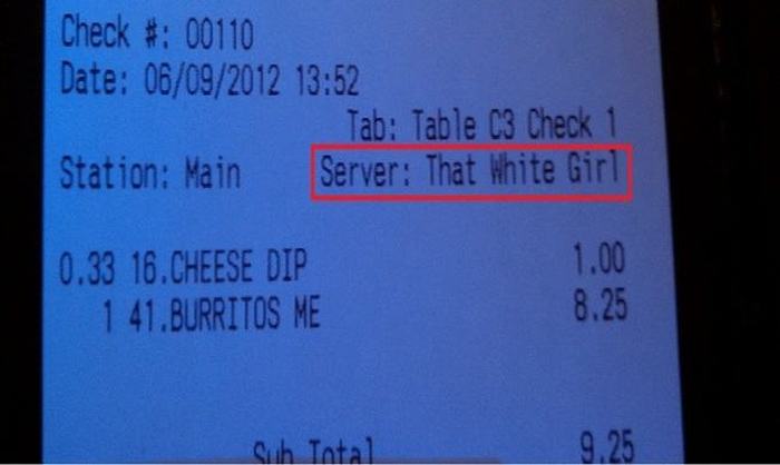 Funny Messages Printed On Receipts