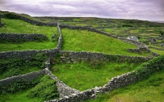 Stone walls in Ireland