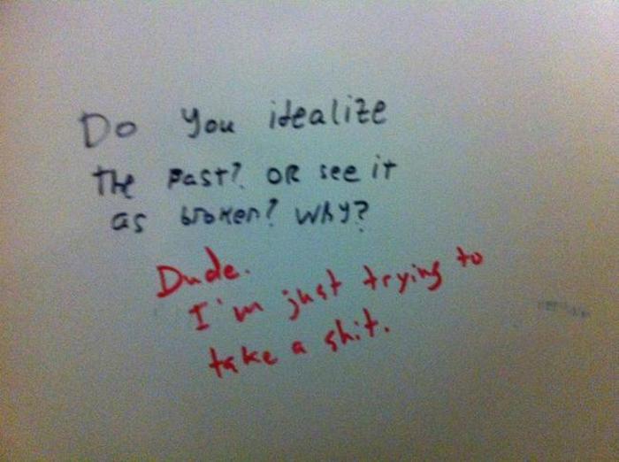 Profound Philosophical Thoughts You Can Read On Public Toilets