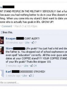 This Girl Got Destroyed For Ripping On The Military On Facebook